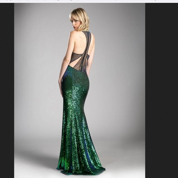 Dresses & Skirts - Green Cinderella Divine CR809 Formal Dress-Size 8